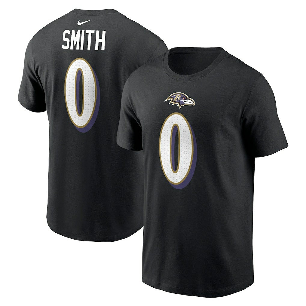 Roquan Smith Baltimore Ravens Player Name & Number T-Shirt Black - Nike
