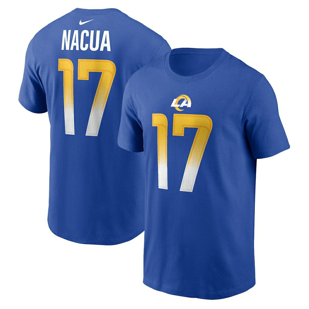 Puka Nacua Los Angeles Rams Player Name & Number T-Shirt Royal - Nike