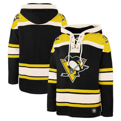 Pittsburgh Penguins '47 Big & Tall Superior Lacer Pullover Hoodie Black