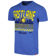 NBA - Sportiqe Fastlane x Indiana Pacers Tri-Blend T-Shirt - Blue