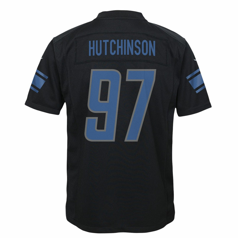 Aidan Hutchinson Detroit Lions Youth Game Jersey Black - Nike