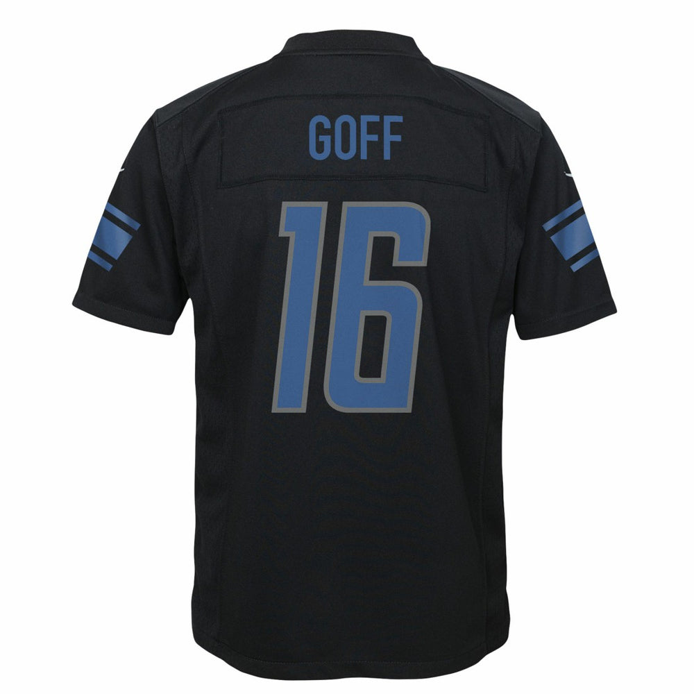 Jared Goff Detroit Lions Youth Game Jersey Black - Nike