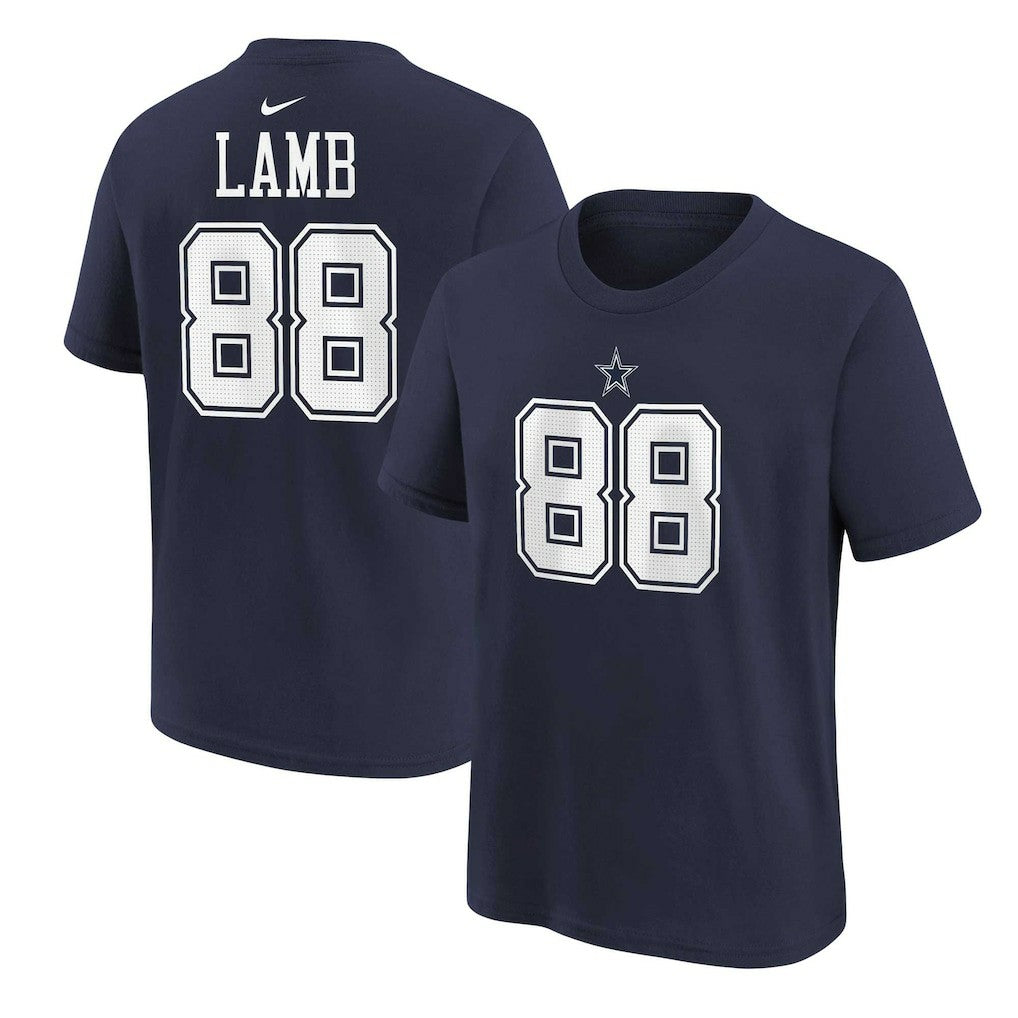 CeeDee Lamb Dallas Cowboys Preschool Player Name & Number T-Shirt Navy - Nike
