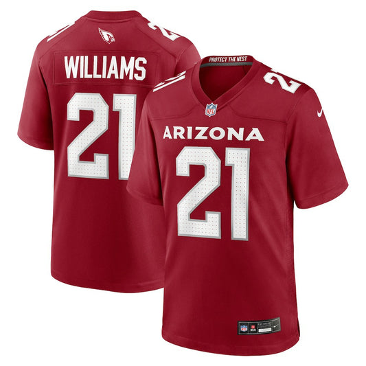 Garrett Williams Arizona Cardinals Game Jersey - Cardinal | NFL Jerseys
