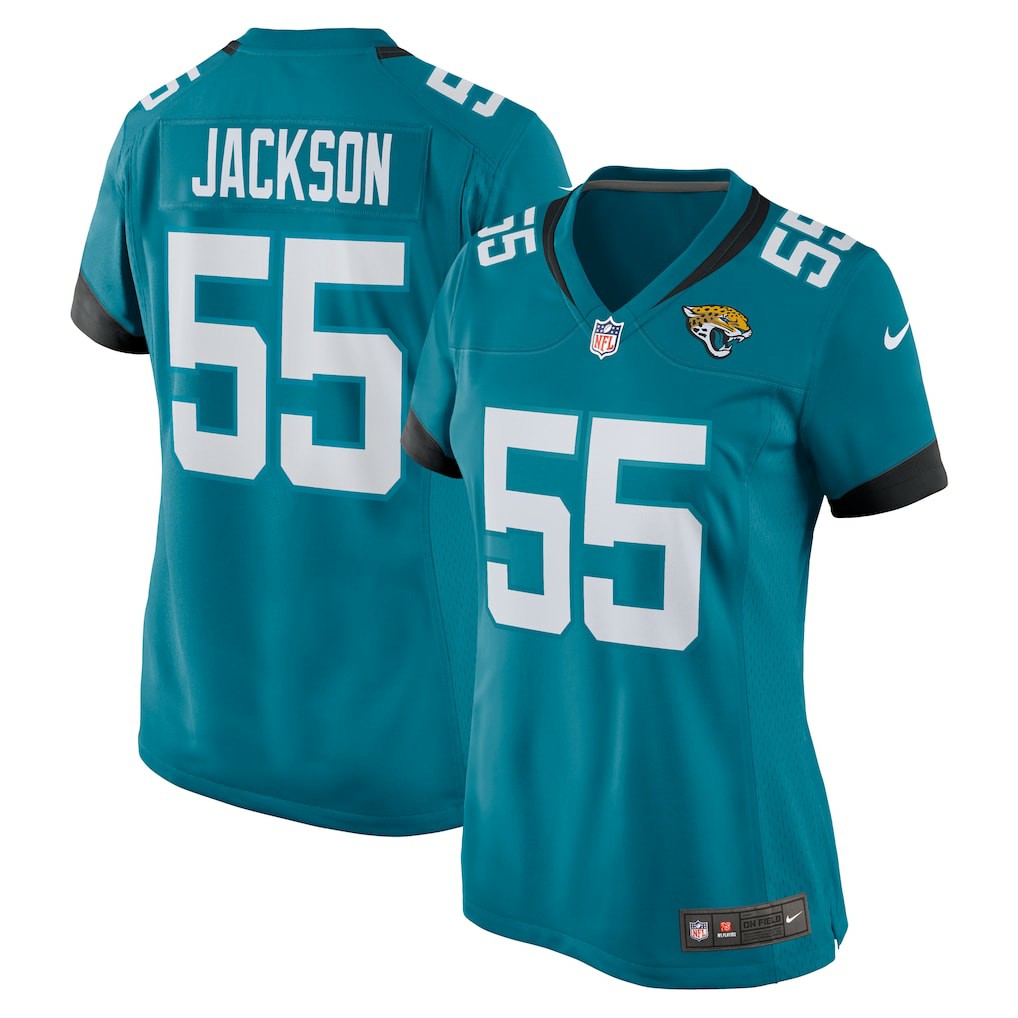 Dequan Jackson Jacksonville Jaguars Women's Game Jersey Teal - Nike