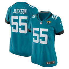 Dequan Jackson Jacksonville Jaguars Women's Game Jersey Teal - Nike