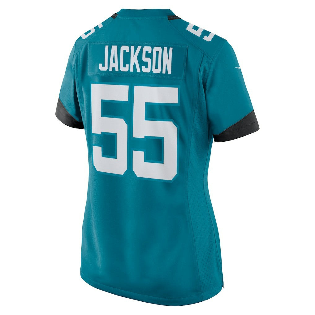 Dequan Jackson Jacksonville Jaguars Women's Game Jersey Teal - Nike