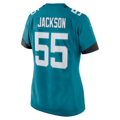 Dequan Jackson Jacksonville Jaguars Women's Game Jersey Teal - Nike