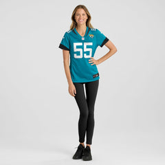 Dequan Jackson Jacksonville Jaguars Women's Game Jersey Teal - Nike