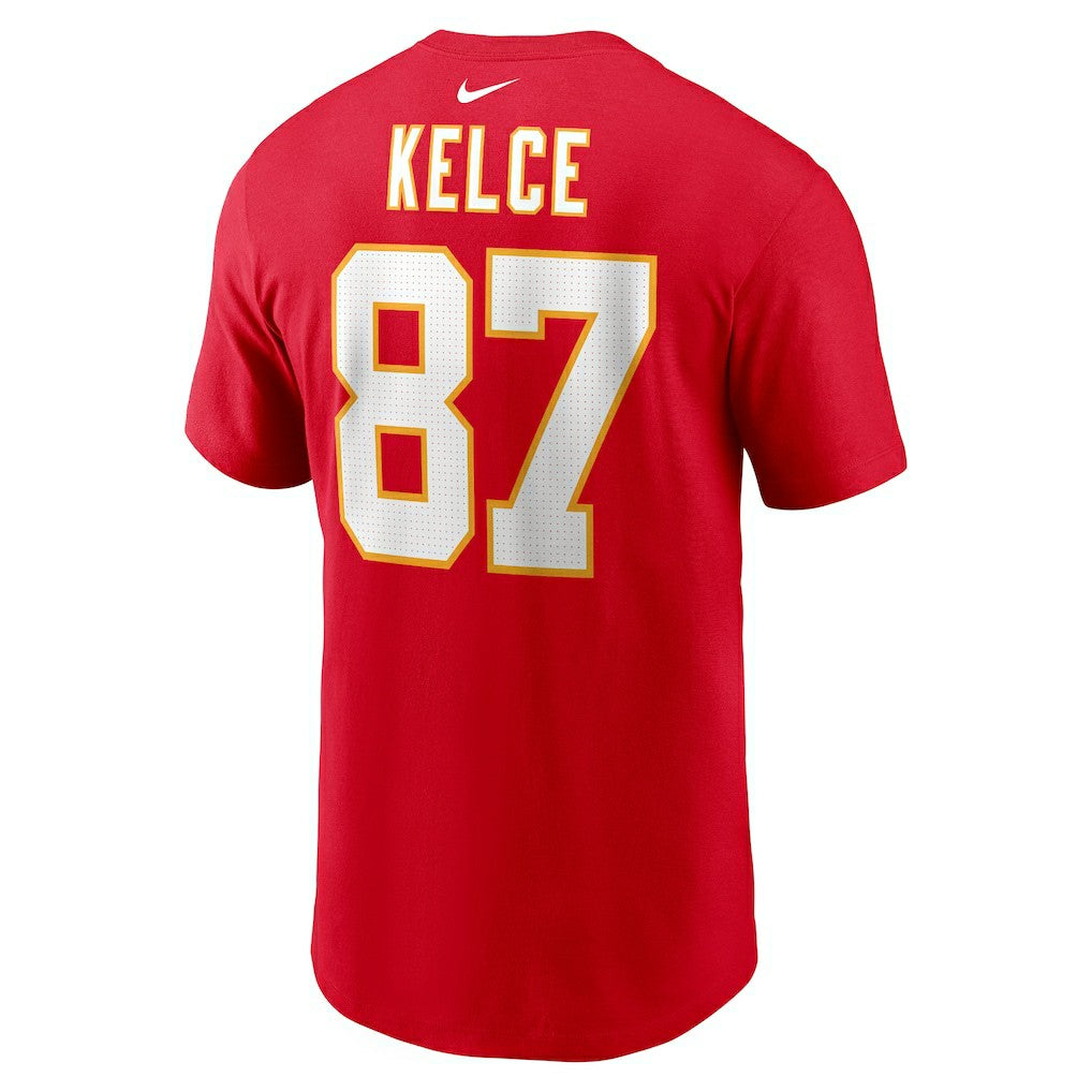 Travis Kelce Kansas City Chiefs Player Name & Number T-Shirt Red - Nike