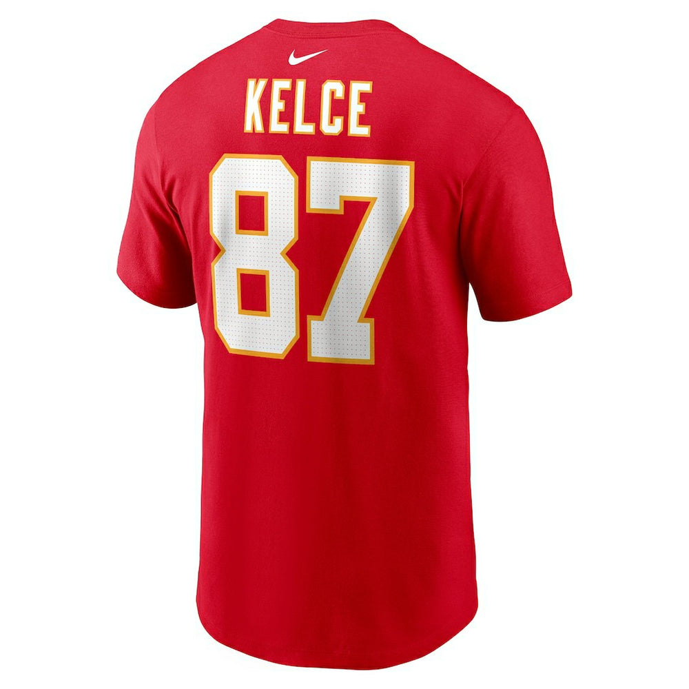 Travis Kelce Kansas City Chiefs Player Name & Number T-Shirt Red - Nike