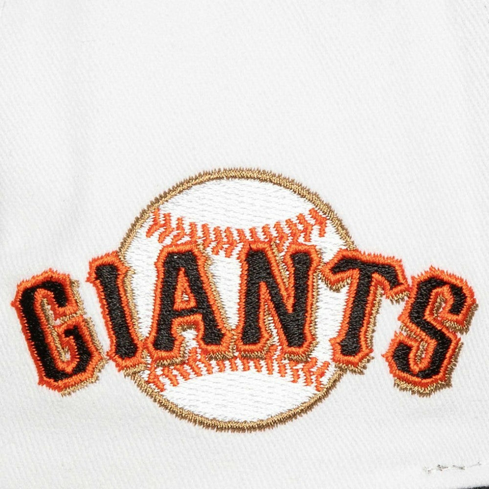 San Francisco Giants Mitchell & Ness Cooperstown Collection Tail Sweep Pro Snapback Hat Lifestyle