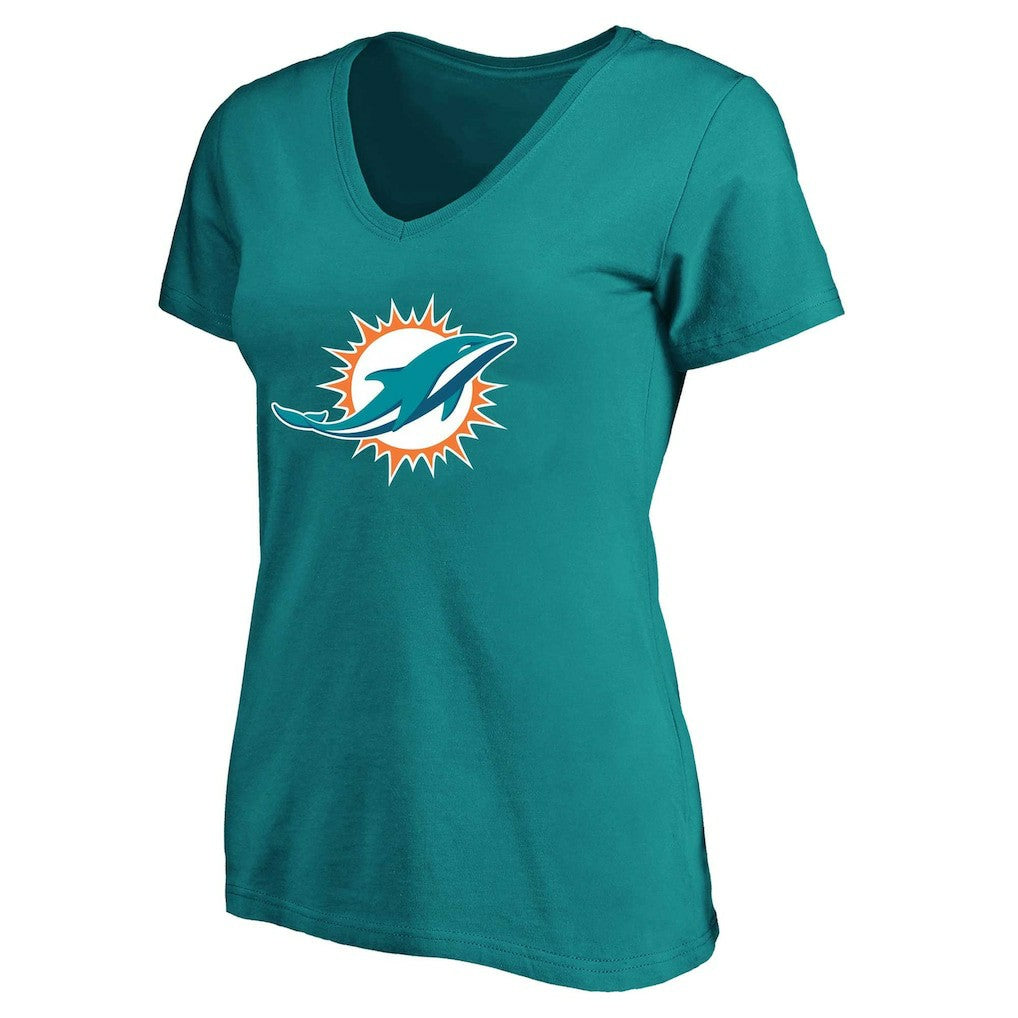 Tyreek Hill Miami Dolphins Women's Plus Size Fair Catch Name & Number Scoop Neck T-Shirt Aqua - NFL