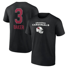 Budda Baker Arizona Cardinals Team Wordmark Player Name & Number T-Shirt Black - NFL