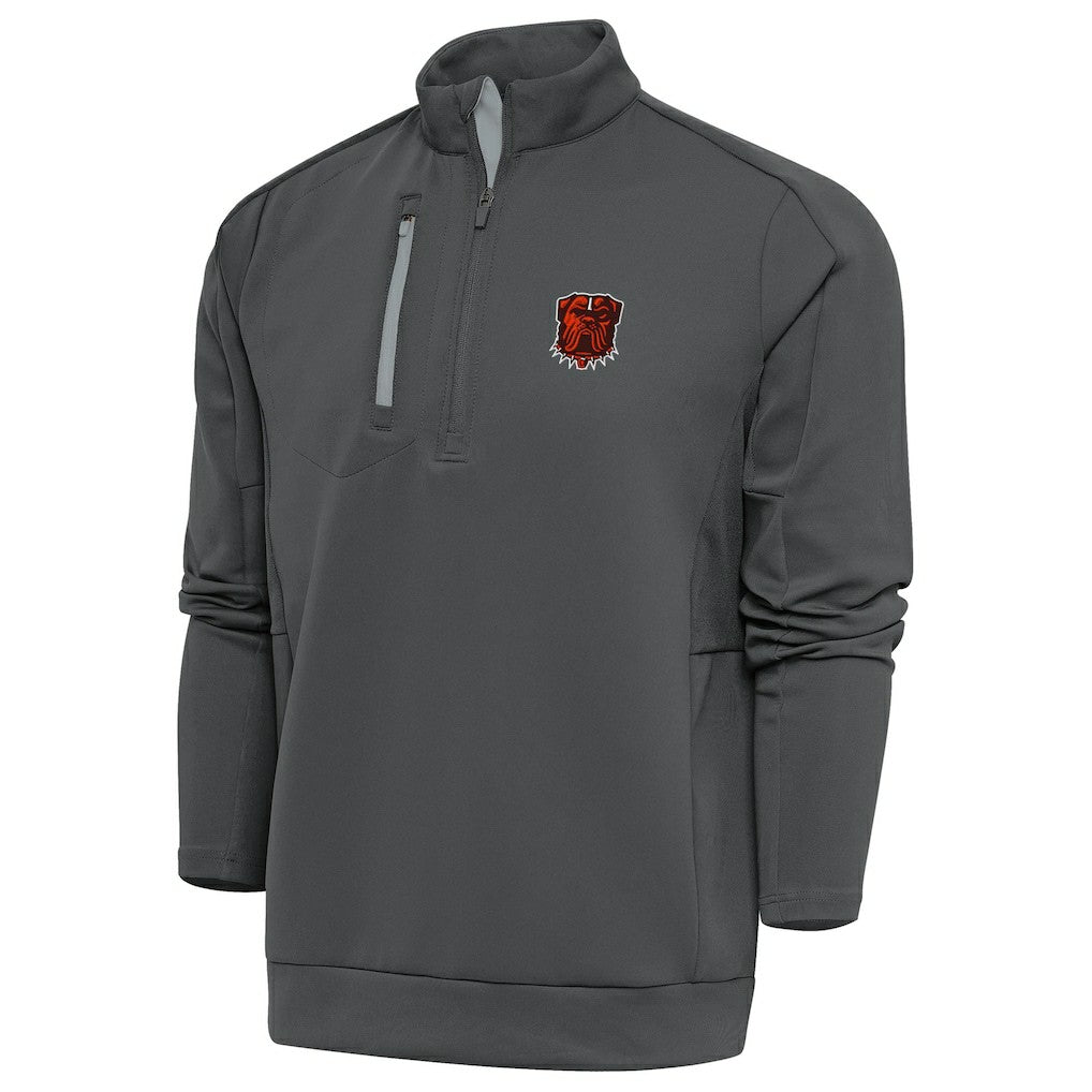 Cleveland Browns Antigua Generation Quarter-Zip Pullover Top Pewter - NFL