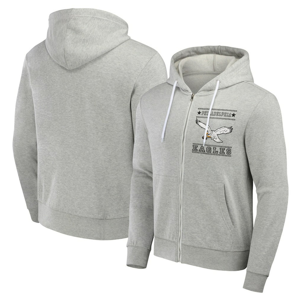 Philadelphia Eagles NFL x Darius Rucker Collection Full-Zip Hoodie Gray - Fanatics