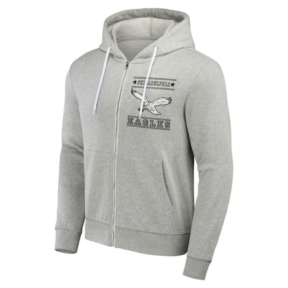 Philadelphia Eagles NFL x Darius Rucker Collection Full-Zip Hoodie Gray - Fanatics