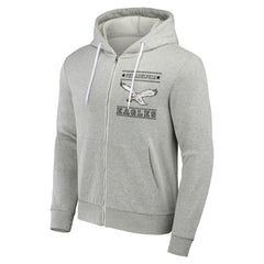 Philadelphia Eagles NFL x Darius Rucker Collection Full-Zip Hoodie Gray - Fanatics