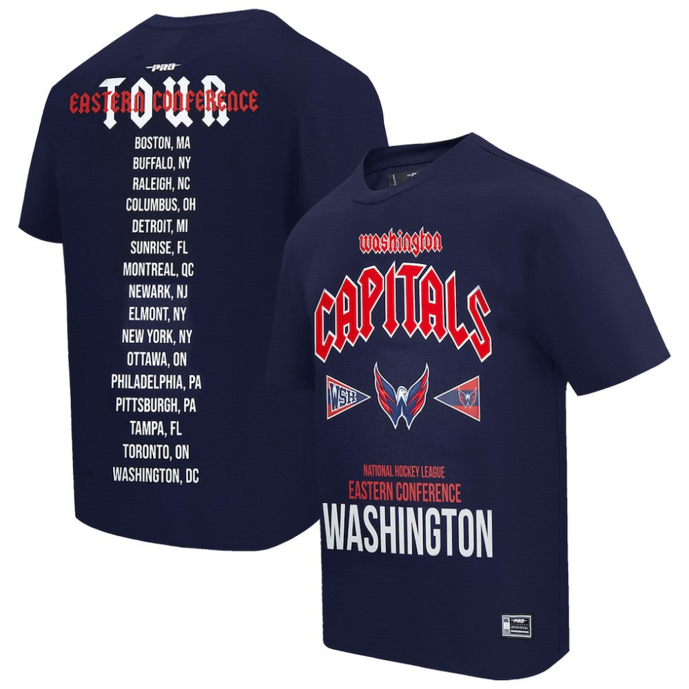 Washington Capitals Pro Standard City Tour T-Shirt Navy