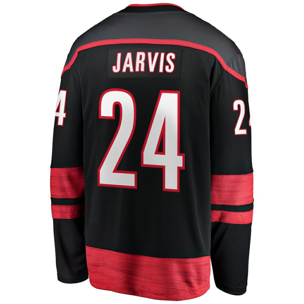 Seth Jarvis Carolina Hurricanes Fanatics Home Breakaway Jersey - Black | NHL Jerseys