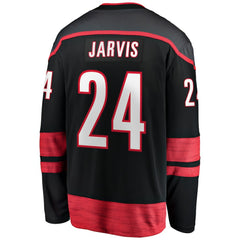 Seth Jarvis Carolina Hurricanes - Fanatics Home Breakaway Jersey Black