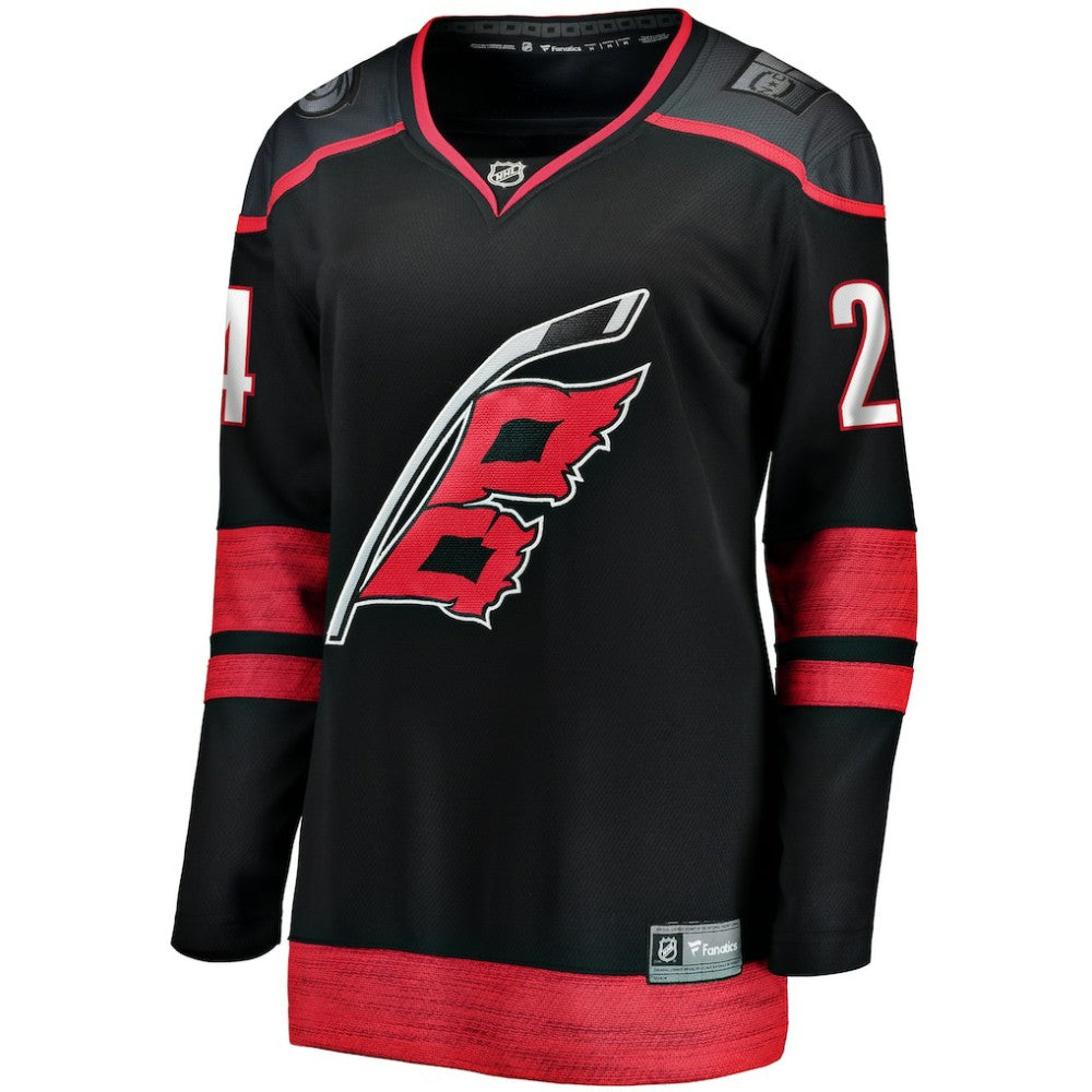 Seth Jarvis Carolina Hurricanes - Fanatics Women's Home Breakaway Player Jersey Black