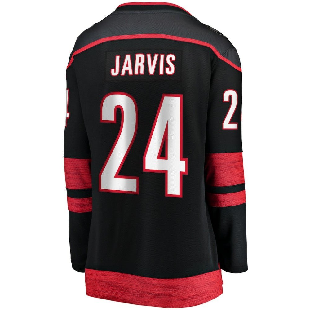 Seth Jarvis Carolina Hurricanes - Fanatics Women's Home Breakaway Player Jersey Black