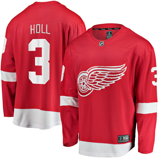 Justin Holl Detroit Red Wings Fanatics Home Breakaway Jersey - Red | NHL Jerseys