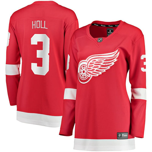 Justin Holl Detroit Red Wings Fanatics Women's Home Breakaway Player Jersey - Red | NHL Jerseys