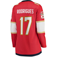 Evan Rodrigues Florida Panthers - Fanatics Women's Home Breakaway Player Jersey Red