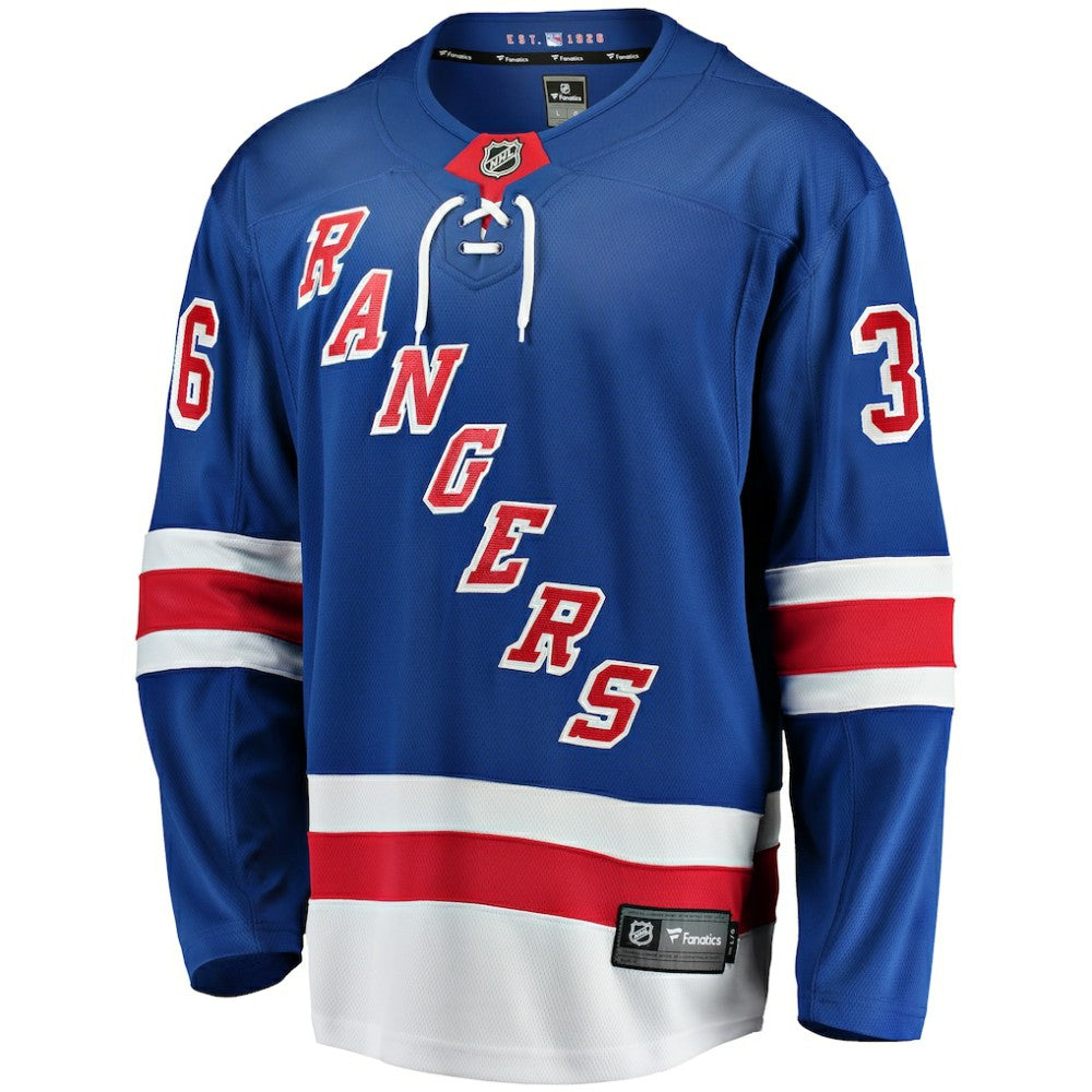 Anton Blidh New York Rangers Fanatics Home Breakaway Jersey Blue
