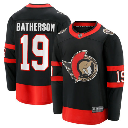 Drake Batherson Ottawa Senators Fanatics Home Breakaway Jersey - Black | NHL Jerseys