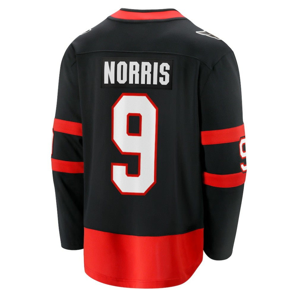 Josh Norris Ottawa Senators - Fanatics Home Breakaway Jersey Black