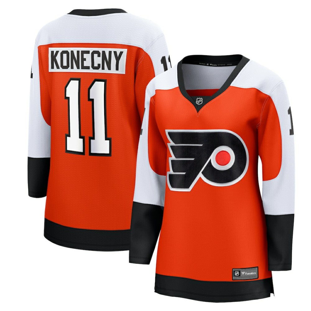 Travis Konecny Philadelphia Flyers - Fanatics Women's Home Breakaway Player Jersey Orange