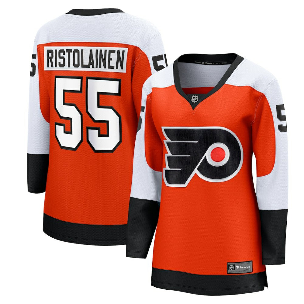 Rasmus Ristolainen Philadelphia Flyers Fanatics Women's Home Breakaway Player Jersey - Orange | NHL Jerseys