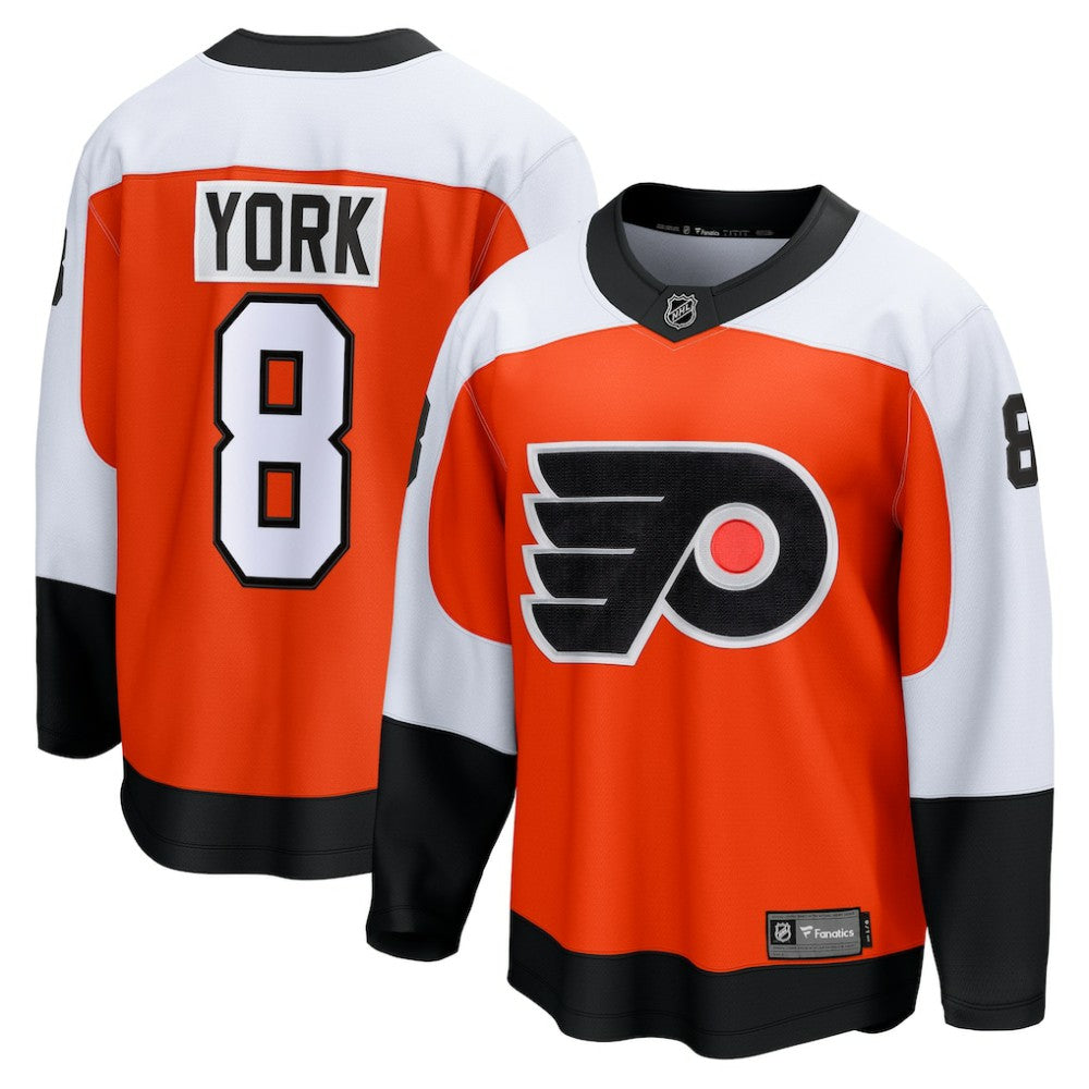 Cam York Philadelphia Flyers Fanatics Home Breakaway Jersey - Orange | NHL Jerseys