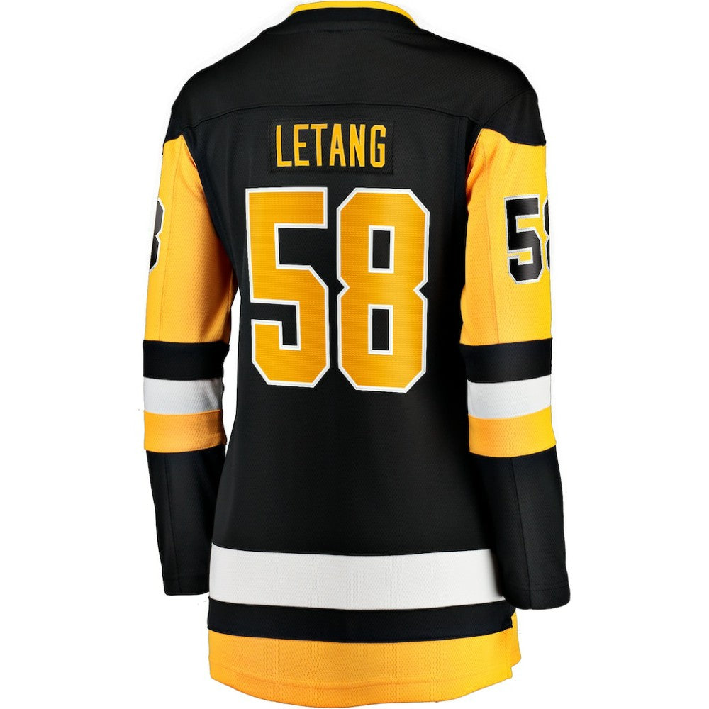Kris Letang Pittsburgh Penguins Fanatics Women's Home Breakaway Player Jersey - Black | NHL Jerseys