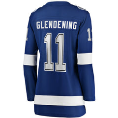 Luke Glendening Tampa Bay Lightning - Fanatics Women's Home Breakaway Player Jersey Blue