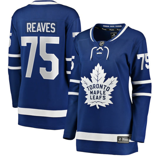 Ryan Reaves Toronto Maple Leafs Fanatics Women's Home Breakaway Player Jersey - Blue | NHL Jerseys
