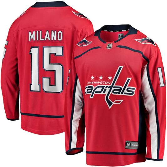 Sonny Milano Washington Capitals Fanatics Home Breakaway Jersey - Red | NHL Jerseys