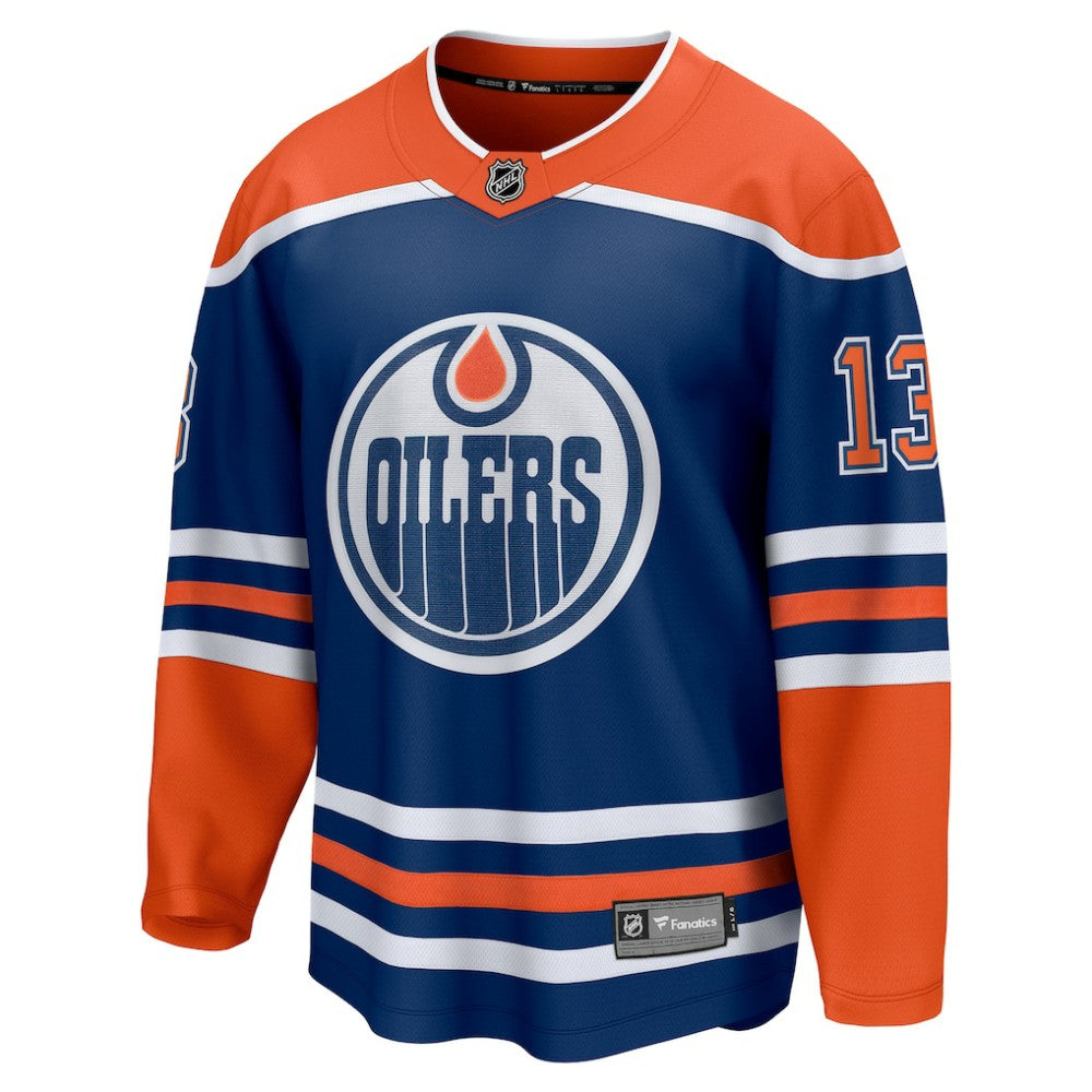 Mattias Janmark Edmonton Oilers - Fanatics Home Breakaway Jersey Royal
