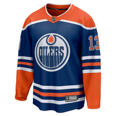 Mattias Janmark Edmonton Oilers - Fanatics Home Breakaway Jersey Royal