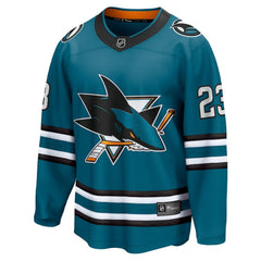 Oskar Lindblom San Jose Sharks - Fanatics Home Breakaway Jersey Teal