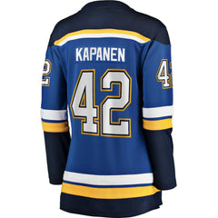 Kasperi Kapanen St. Louis Blues - Fanatics Women's Home Breakaway Player Jersey Blue