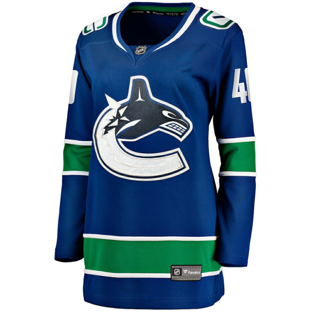 Elias Pettersson Vancouver Canucks - Fanatics Women's Home Breakaway Player Jersey Blue