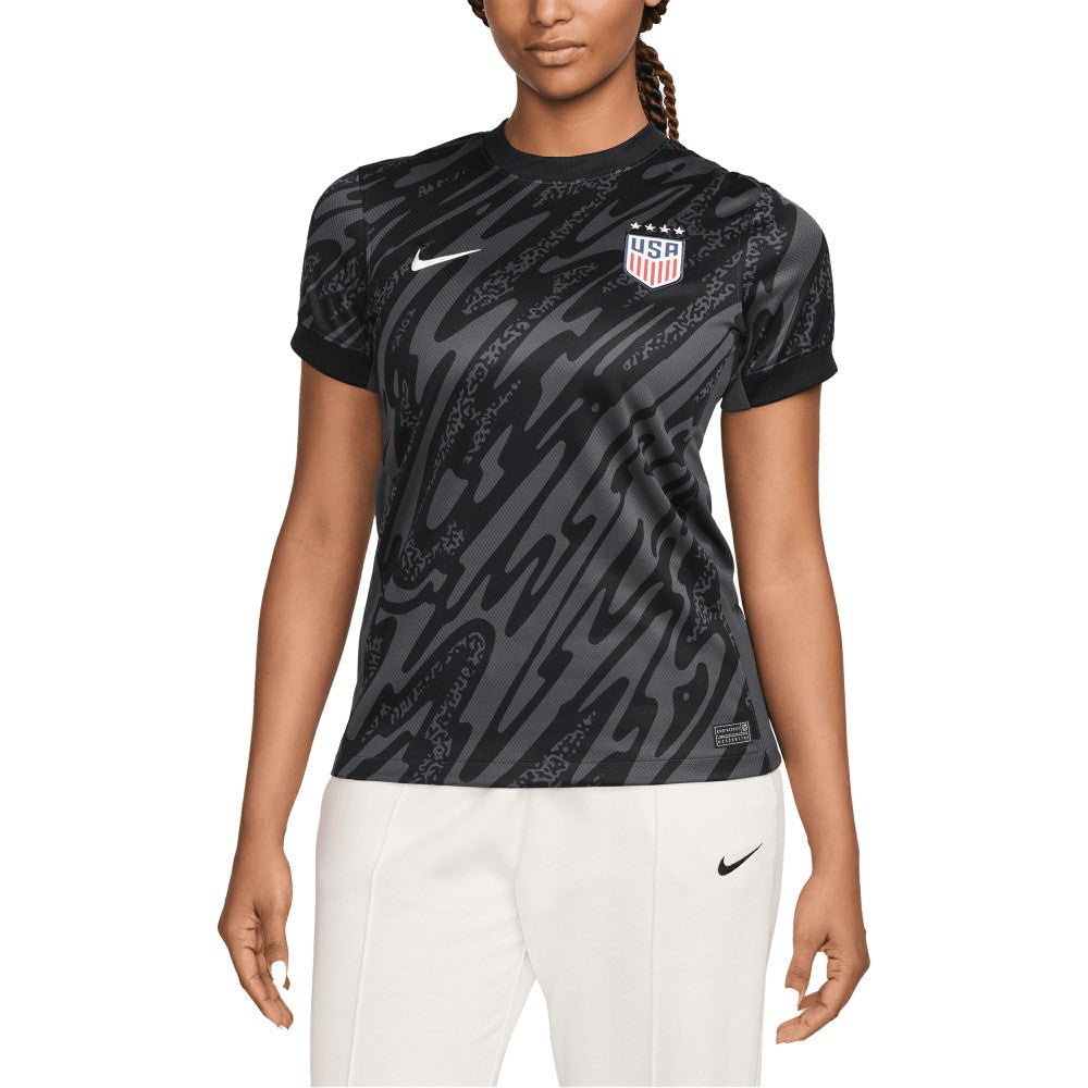 Nike USWNT Women's 2024 Goalkeeper Replica Stadium Jerseys - Black