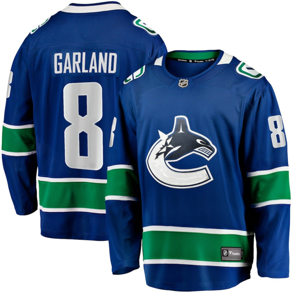 Conor Garland Vancouver Canucks Fanatics Home Breakaway Jersey - Blue | NHL Jerseys