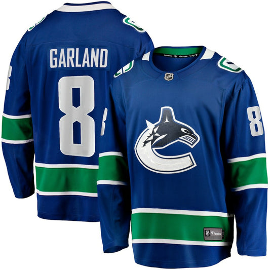 Conor Garland Vancouver Canucks Fanatics Home Breakaway Jersey - Blue | NHL Jerseys