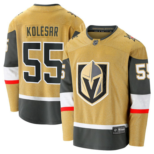 Keegan Kolesar Vegas Golden Knights Fanatics Home Breakaway Jersey - Gold | NHL Jerseys