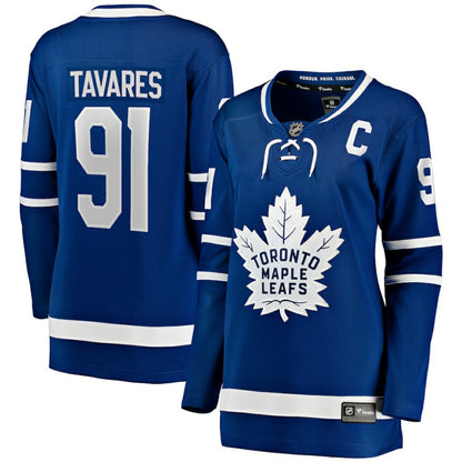 John Tavares Toronto Maple Leafs Fanatics Women's Home Breakaway Player Jersey - Blue | NHL Jerseys